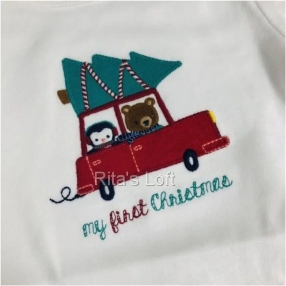 GYMBOREE My First‎ Christmas Bodysuit Holiday Tree